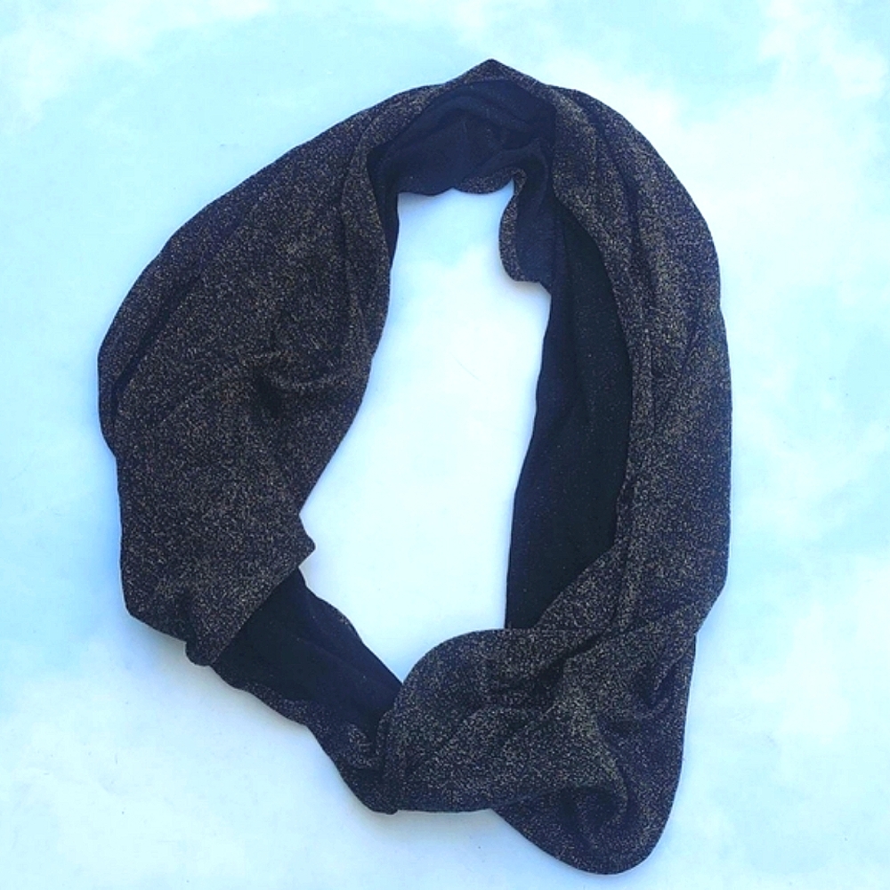 Glitter Scarf Infinity Scarf Layering Scarf Cold Weather Layering Cute Stylish